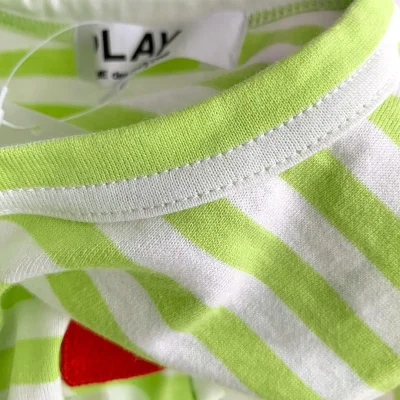 Лонгслив Comme des Garçons Play Heart Colors "Green" фото № 5