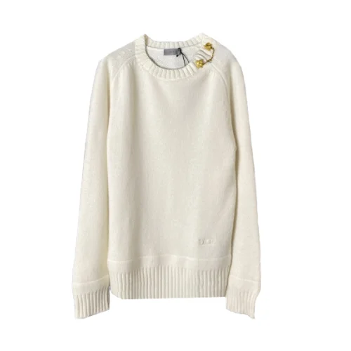 Лонгслив Dior Knitted "White"