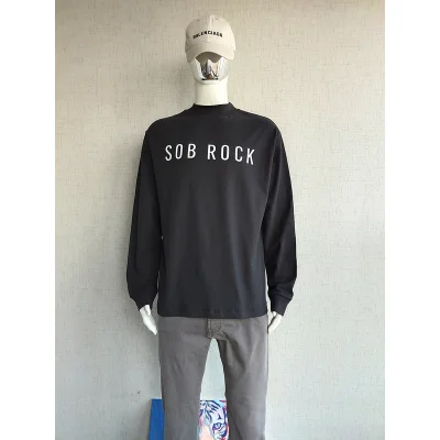 Лонгслив Fear Of God Text Sob Rock "Black" фото № 6