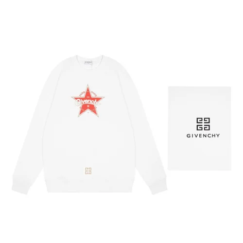 Лонгслив Givenchy Red Star "White"