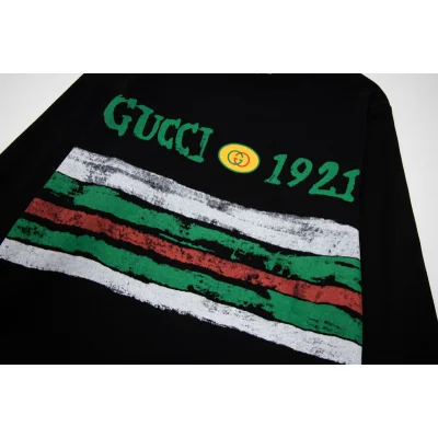 Лонгслив Gucci Outdated Inscription "Black" фото № 3