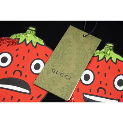 Лонгслив Gucci The Frightened Berry "Black" фото № 7