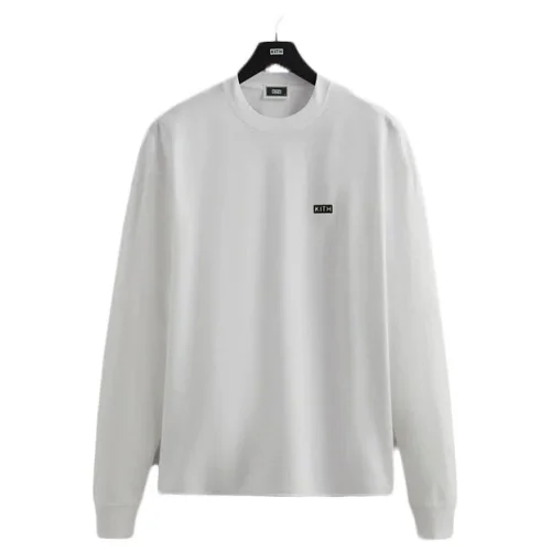 Лонгслив Kith Logo Inside Rectangle Front "White"