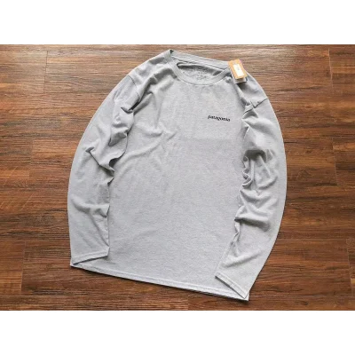 Лонгслив Patagonia Mountain View Inside Fish "Gray" фото № 2