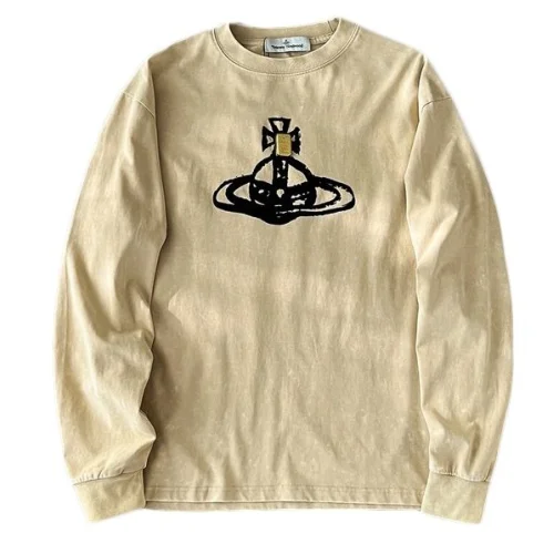 Лонгслив Vivienne Westwood Small Logo "Beige"