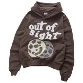 Худи Broken Planet Out Of Sight Stars On Hood And Sleeves "Brown"