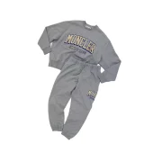 Костюм Moncler Print Brand Name Text "Gray"