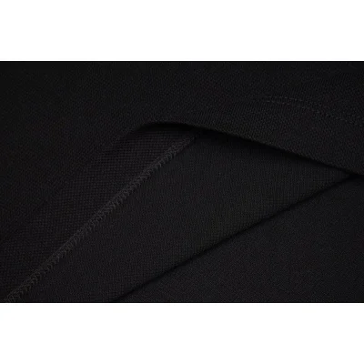 Поло Burberry With Red String On The Collar "Black" фото № 4