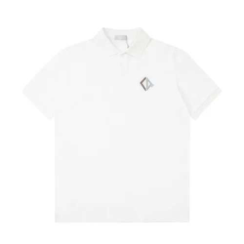 Поло Christian Dior Emblems Initials "White"