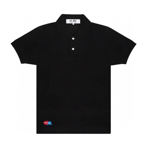 Поло Comme des Garcons Play Red Heart Minecraft "Black"