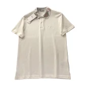 Поло Dior With A Patterned Collar "White"