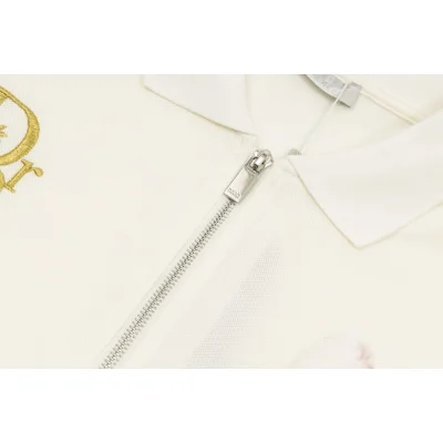 Поло Dior Soft Ears ZIP "White" фото № 6 Поло Dior Soft Ears ZIP "White" фото № 6