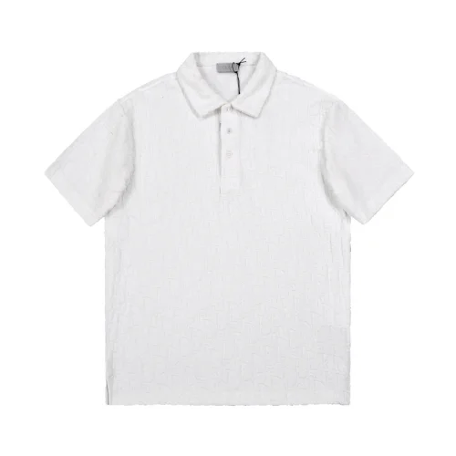 Поло Dior Print Flake "White"