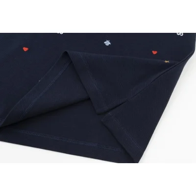 Поло Gucci Hearts Stars Flowers "Blue/Black" фото № 2