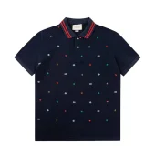 Поло Gucci Hearts Stars Flowers "Blue/Black"