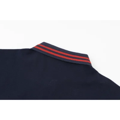 Поло Gucci Hearts Stars Flowers "Blue/Black" фото № 6