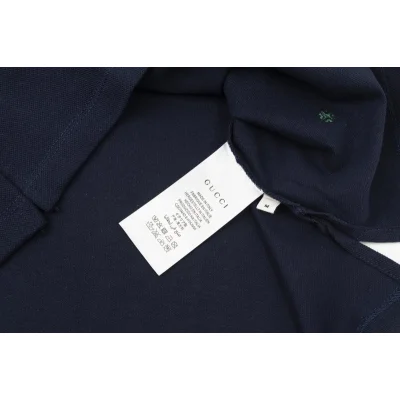 Поло Gucci Hearts Stars Flowers "Blue/Black" фото № 7