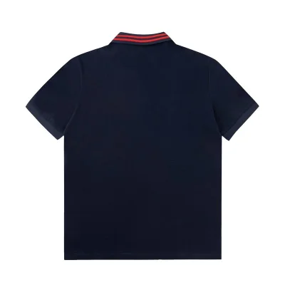 Поло Gucci Hearts Stars Flowers "Blue/Black" фото № 8