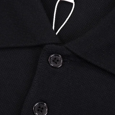 Поло Kenzo Small Logo And Flower "Black" фото № 7