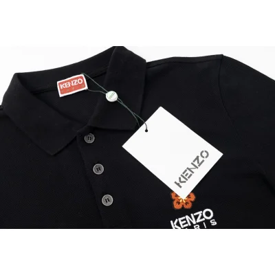Поло Kenzo Flower Power "Black" фото № 3