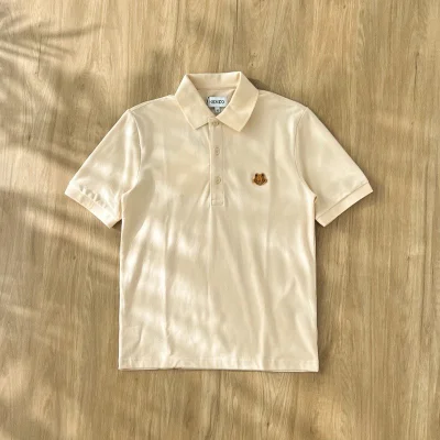 Поло Kenzo Small Logo - Animal "Beige" фото № 2
