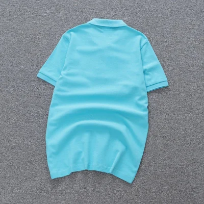 Поло Lacoste Beach Crocodile "Blue" фото № 2