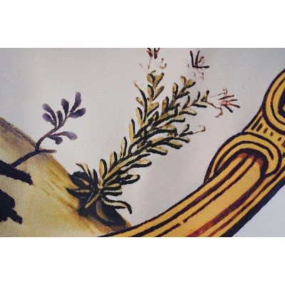 Рубашка Amiri Framed Peacock Print "White" фото № 7