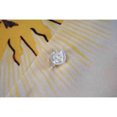 Рубашка Amiri Framed Peacock Print "White" фото № 8