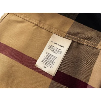 Рубашка Burberry Big Stripes And Front Pocket "Brown" фото № 4