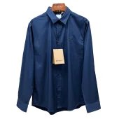 Рубашка Burberry Clear Frontisde Print Horse And Warrior "Navy Blue"