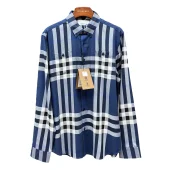 Рубашка Burberry Print Allsides Red And Contrast Lines "Blue"