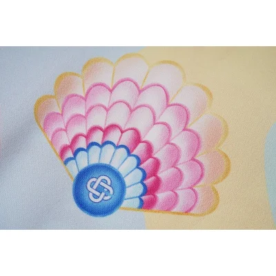 Рубашка Casablanca Peacock Tail Print Back "White" фото № 3