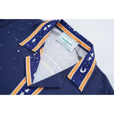 Рубашка Casablanca Hare In The Desert "Blue" фото № 5