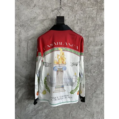 Рубашка Casablanca Fire Fresh Oranges "White" фото № 7