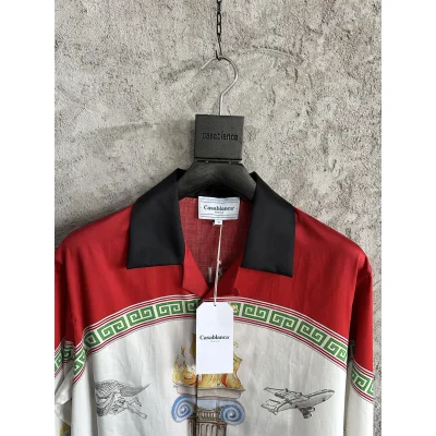 Рубашка Casablanca Fire Fresh Oranges "White" фото № 2