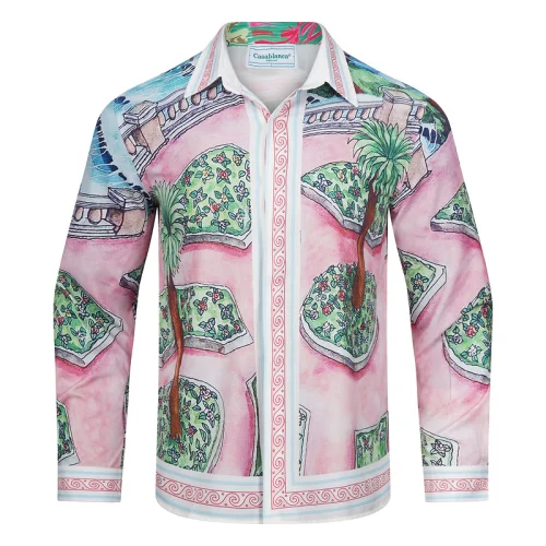 Рубашка Casablanca Terrace Image "Pink"