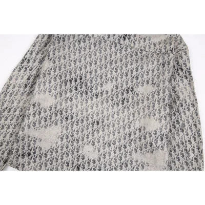 Рубашка Christian Dior Branded - With Logo "Gray/Beige" фото № 6