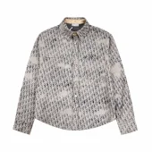 Рубашка Christian Dior Branded - With Logo "Gray/Beige"