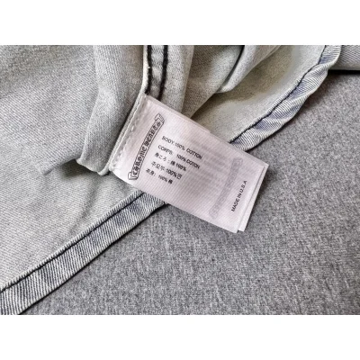 Рубашка Chrome Hearts With Brand Cross "White/Blue" фото № 5