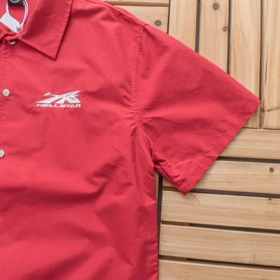 Рубашка Hellstar Face And Star Back "Red" фото № 5