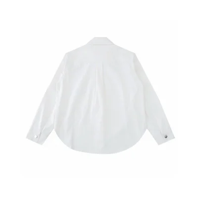 Рубашка Loewe With Leather Pocket "White" фото № 2