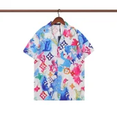 Рубашка Louis Vuitton Short Sleeve Bright Abstraction "Pink"