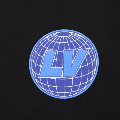 Футболка Louis Vuitton With Globe Print "Black" фото № 6