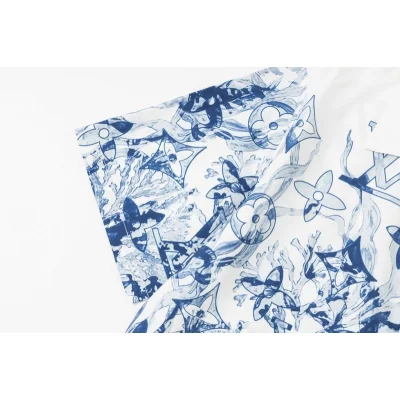 Рубашка Louis Vuitton Sea Breeze "Blue/White" фото № 3 Рубашка Louis Vuitton Sea Breeze "Blue/White" фото № 3