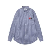 Рубашка Play Two Hearts Logo "Blue/White"