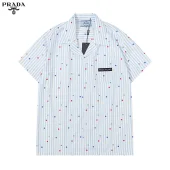Рубашка Prada Color Polka Dots "White/Blue"