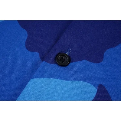 Рубашка Valentino Short Sleeves Camouflage "Blue" фото № 4 Рубашка Valentino Short Sleeves Camouflage "Blue" фото № 4