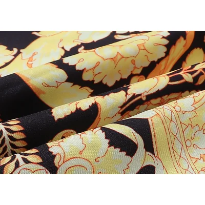 Рубашка versace The Golden Crown "Black/Yellow" фото № 6