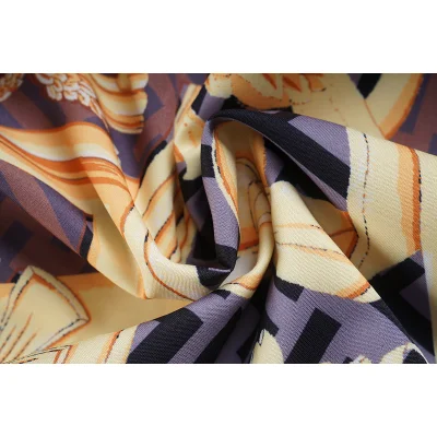 Рубашка Versace Cupids With Brand Patterns "Brown/black" фото № 7