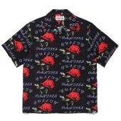 Рубашка Wacko Maria Roses "Black/Red"